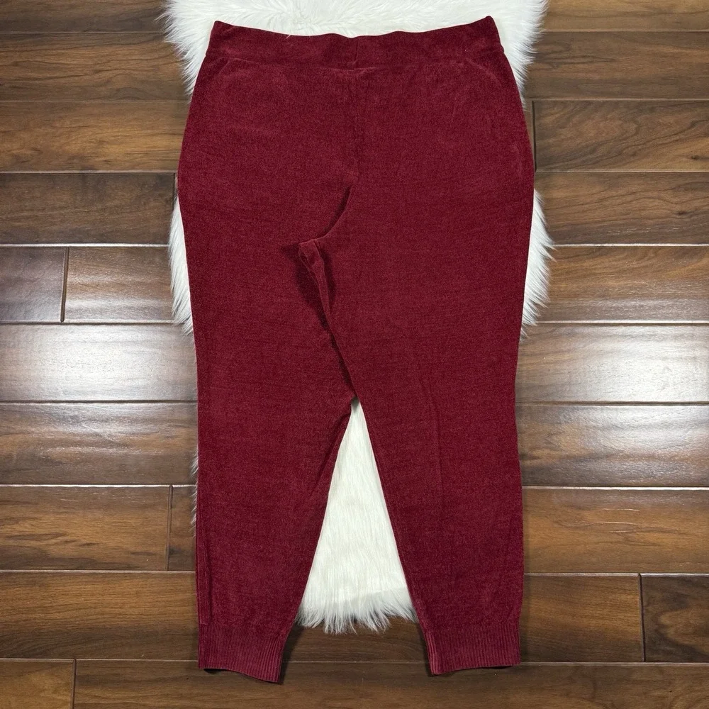 Tommy Bahama Women's Size XL Sangria Red Sea‎ Light Sweater Jogger Pants